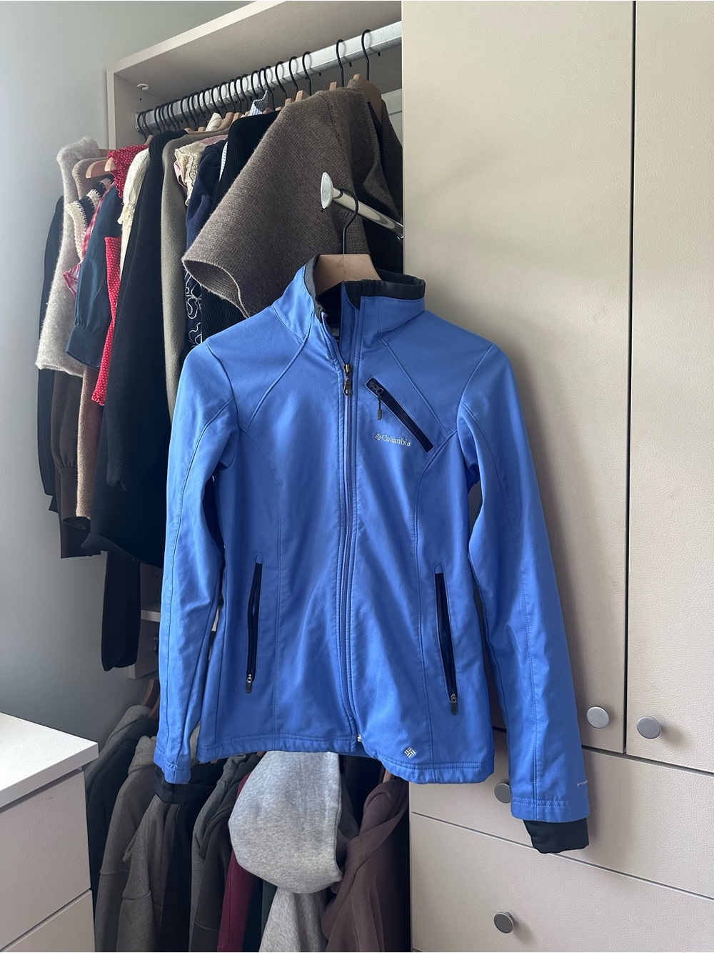Columbia' Blue Softshell Jacket